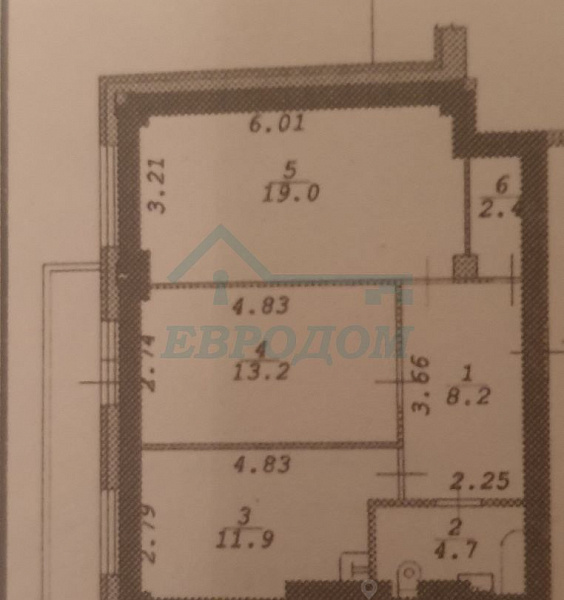 2-комн. квартира, 59.4 кв.м
