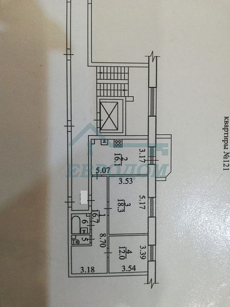 2-комн. квартира, 67.4 кв.м